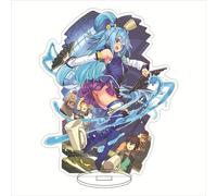 EVRNSAD Figure Stand Acrylique pour Konosuba: an Explosion on This Wonderful World!, 16cm Double Face Anime Figurine Présentoir Acrylique Fans d'Anime Cadeau Ornementsles,9