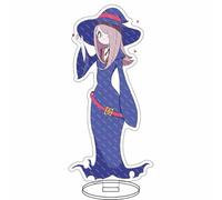 EVRNSAD Figure Stand Acrylique pour Little Witch Academia, 16cm Double Face Anime Figurine Présentoir Acrylique Fans d'Anime Cadeau Ornementsles,8