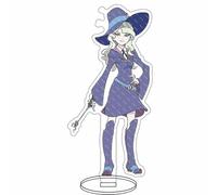 EVRNSAD Figure Stand Acrylique pour Little Witch Academia, 16cm Double Face Anime Figurine Présentoir Acrylique Fans d'Anime Cadeau Ornementsles,7