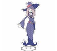 EVRNSAD Figure Stand Acrylique pour Little Witch Academia, 16cm Double Face Anime Figurine Présentoir Acrylique Fans d'Anime Cadeau Ornementsles,6