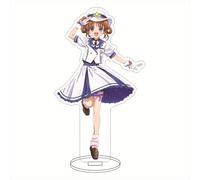EVRNSAD Figure Stand Acrylique pour Magical Girl Lyrical Nanoha, 16cm Double Face Anime Figurine Présentoir Acrylique Fans d'Anime Cadeau Ornementsles,3