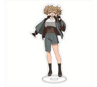 EVRNSAD Figure Stand Acrylique pour Mobile Suit Gundam: The Witch from Mercury, 16cm Double Face Anime Figurine Présentoir Acrylique Fans d'Anime Cadeau Ornementsles,7