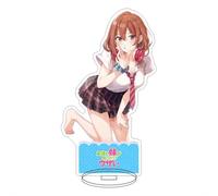 EVRNSAD Figure Stand Acrylique pour My Friend's Younger Sister Just Loves to Annoy me, 16cm Double Face Anime Figurine Présentoir Acrylique Fans d'Anime Cadeau Ornementsles,5