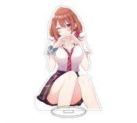 EVRNSAD Figure Stand Acrylique pour My Friend's Younger Sister Just Loves to Annoy me, 16cm Double Face Anime Figurine Présentoir Acrylique Fans d'Anime Cadeau Ornementsles,9