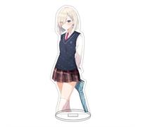 EVRNSAD Figure Stand Acrylique pour My Friend's Younger Sister Just Loves to Annoy me, 16cm Double Face Anime Figurine Présentoir Acrylique Fans d'Anime Cadeau Ornementsles,4