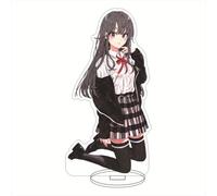 EVRNSAD Figure Stand Acrylique pour My Youth Romantic Comedy is Wrong as i Expected, 16cm Double Face Anime Figurine Présentoir Acrylique Fans d'Anime Cadeau Ornementsles,4