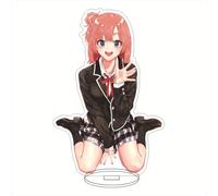EVRNSAD Figure Stand Acrylique pour My Youth Romantic Comedy is Wrong as i Expected, 16cm Double Face Anime Figurine Présentoir Acrylique Fans d'Anime Cadeau Ornementsles,5