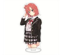 EVRNSAD Figure Stand Acrylique pour My Youth Romantic Comedy is Wrong as i Expected, 16cm Double Face Anime Figurine Présentoir Acrylique Fans d'Anime Cadeau Ornementsles,6