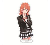EVRNSAD Figure Stand Acrylique pour My Youth Romantic Comedy is Wrong as i Expected, 16cm Double Face Anime Figurine Présentoir Acrylique Fans d'Anime Cadeau Ornementsles,1