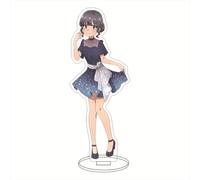EVRNSAD Figure Stand Acrylique pour Rascal Does Not Dream of a Sister Venturing Out, 16cm Double Face Anime Figurine Présentoir Acrylique Fans d'Anime Cadeau Ornementsles,4