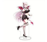 EVRNSAD Figure Stand Acrylique pour Slave of The Magic Capital's Elite Troops, 16cm Double Face Anime Figurine Présentoir Acrylique Fans d'Anime Cadeau Ornementsles,5