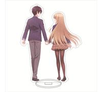 EVRNSAD Figure Stand Acrylique pour The Angel Next Door Spoils Me Rotten, 16cm Double Face Anime Figurine Présentoir Acrylique Fans d'Anime Cadeau Ornementsles,39