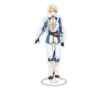EVRNSAD Figure Stand Acrylique pour The teammates are Too Weak, So The Court Mage is exiled as a Support, 16cm Double Face Anime Figurine Présentoir Acrylique Fans d'Anime Cadeau Ornementsles,4