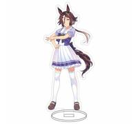 EVRNSAD Figure Stand Acrylique pour Umamusume: Pretty Derby, 16cm Double Face Anime Figurine Présentoir Acrylique Fans d'Anime Cadeau Ornementsles,9