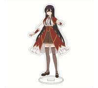 EVRNSAD Figure Stand Acrylique pour Villainess Level 99: I May Be The Hidden Boss But I'm Not The Demon Lord, 16cm Double Face Anime Figurine Présentoir Acrylique Fans d'Anime Cadeau Ornementsles,1