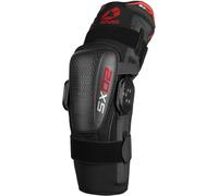 EVS Axis SX02 Attelle de genou, noir-rouge, taille XL pour homme