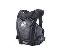 EVS Sports Revo 4 Protection de poitrine | Déflexion légère | Coupe discrète ventilée | Noir/Blanc | S/M