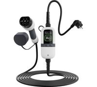 EVSE Chargeur monophasé portable pour véhicules électriques, pour les ménages, 3,6 kW, 230 V, câble de 6 m avec connecteur T2