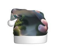 EVSvcxz Chapeau de fête de Noël unisexe avec imprimé phoques mignons - Bonnet de Père Noël fantaisie pour adultes - Chapeau d'hiver en peluche