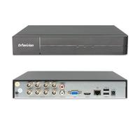 Evtevision Enregistreur DVR 8 canaux 4K Lite pour système de vidéosurveillance, super HD vidéo hybride, compatible avec caméras IP et analogiques, détection intelligente de véhicule humain/véhicule