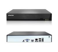 Evtevision L'enregistreur vidéo réseau 4K NVR 36 CH prend en charge jusqu'à 36 caméras IP de sécurité 8 MP/5 MP/4 MP/3 MP/1080P, 2 ports HDD 36 canaux de surveillance NVR avec détection de mouvement