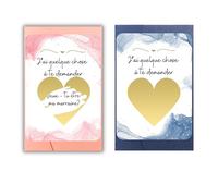 EVTI 2 Cartes à gratter pour demande marraine et parrain, Carte annonce, Veux tu etre ma marraine, Veux tu etre mon parrain
