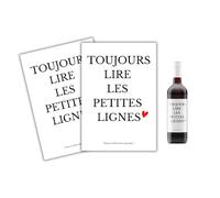EVTI 2 Étiquettes bouteille Demande Marraine+Parrain, Veux tu être ma marraine/mon parrain, 2 Autocollants Cadeaux pour Bouteille de Vin annonce marraine/parrain