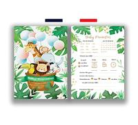 EVTI Carte pronostic baby shower francais - 20 cartes baby shower decoration mixte fille ou garçon - Jeu de pronostic pour gender reveal, Fête Prénatale, Cadeau femme enceinte, future maman