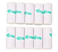 EVTSCAN 10 Rouleaux PVC Papé d'impression Thermique Auto-adhésif pour la Machine d'étiquette de caméra imprimante Portable