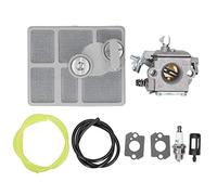 EVTSCAN 11131201603 Kit pièces rechange carburateur tronçonneuse avec filtre à air, kit filtre à carburant, convient pour moteur tronçonneuse 030AV 031AV 032AV, alliage d'aluminium, facile à installer