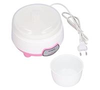 EVTSCAN 15W 1L Mini yaourtière chauffante à 360 ° Machine de fabrication de yaourt automatique pour la maison Prise EU 220V Rose