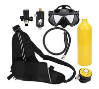 EVTSCAN 1L Plongée Réservoir D'oxygène Ensemble Portable Respiration sous Marine Kit Plongée Réservoir Équipement (Gelb)