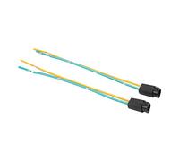 EVTSCAN 2 pièces culot d'ampoule 12V résistant à la chaleur T5 LED douilles d'ampoule avec fil pour équipement industriel Automobiles vélos