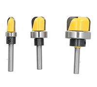 EVTSCAN 3 pièces 6mm tige de routeur peu haute résistance bois travail fraise ensemble d'outils