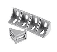 EVTSCAN 5 pièces en alliage d'aluminium en forme de L support d'angle attache à Angle droit pour porte fenêtre meubles