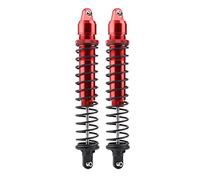 EVTSCAN Amortisseur de Choc RC, 2 pièces/Ensemble Amortisseur d'amortisseur en Alliage d'aluminium RC pour Voiture télécommandée TRAXXAS XMAXX 1/5(Red)