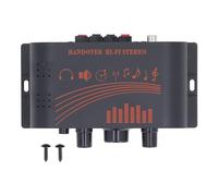 EVTSCAN Amplificateur de Puissance HiFi 2 canaux Mini 40W DC12V, Son stéréo Compact à Faible Distorsion, pour la Maison et la Voiture, téléphones Portables