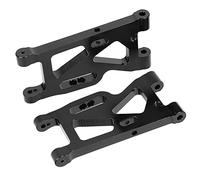 EVTSCAN Bras oscillant Avant en Alliage d'aluminium, léger et Facile à remplacer, en Titane, adapté à la Voiture télécommandée WLtoys 144001 (Black)