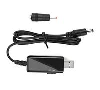 EVTSCAN - Câble USB vers DC Câble de routeur de banque d'alimentation 5V à 9V Affichage numérique progressif 12V Réglable 5521m