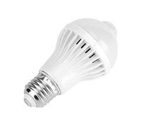 EVTSCAN Capteur de Mouvement lumière intérieure, E27 détection Intelligente Pir capteur de Mouvement Infrarouge lumière Ampoule LED pour Porte d'entrée Porche Garage sous-Sol Couloir Placard(7W)