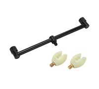 EVTSCAN Carpe Support de Canne à pêche Buzz Bar avec tête Lumineuse en Alliage d'aluminium Pêche Buzz Bars Accessoire(A)