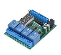 EVTSCAN Carte de développement Relais temporisé 4 canaux LED Affichage numérique DC 12V pour SCM MCU