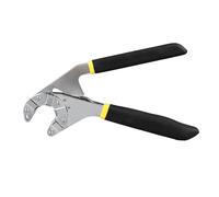 EVTSCAN Clé à molette multifonctionnelle, outil en acier à mâchoire ouverte dentelée, boulon de serrage pour tuyau, 8 pouces