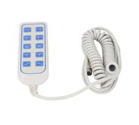 EVTSCAN Commande manuelle filaire de lit réglable à 10 boutons et 8 broches, avec clip de montage, remplacement de la télécommande multifonction pour lit d'hôpital électrique, lit