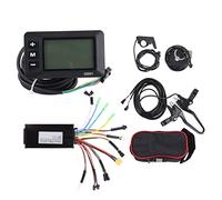EVTSCAN Contrôleur de Moteur de vélo électrique 3 Modes, pièces de vélo au Lithium, Accessoires 26 A DC 24 V 36 V 48 V, kit Portable en métal ABS adapté aux Cyclistes Amateurs