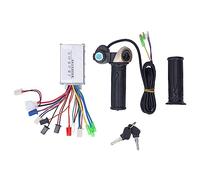 EVTSCAN Contrôleur de moteur sans balais 24 V 350 W, coque en alliage d'aluminium durable, batterie, affichage LED, mini vélo de poche électrique