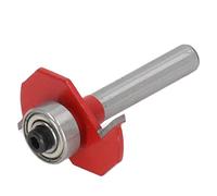 EVTSCAN Couteau à fente bit bit tungstène en acier alliage à fente droite coupe 1/4 tige de bois de banc de chanfrein combinaison divers bois (1/8)