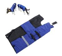 EVTSCAN Couverture de mollet imperméable pour nouveau-né 39 x 35 pouces, pour l'hiver froid pour garder les mollets au chaud, avec boucles à dégagement rapide, tissu Oxford coupe-vent pour veste de ma