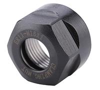 EVTSCAN dernier 1 pièces ER11 écrou de serrage support de mandrin écrou de serrage pour ER11 pince outil poignée outil levier(ER11-M15X1-Noir)