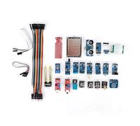 EVTSCAN dernier kit de module de capteur pour Raspberry Pi, composant électronique de démarrage d'apprentissage pour débutant 22 en 1, Compatible pour Raspberry Pi et pour STM32